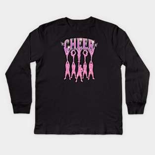 Cheerleading Kids Long Sleeve T-Shirt